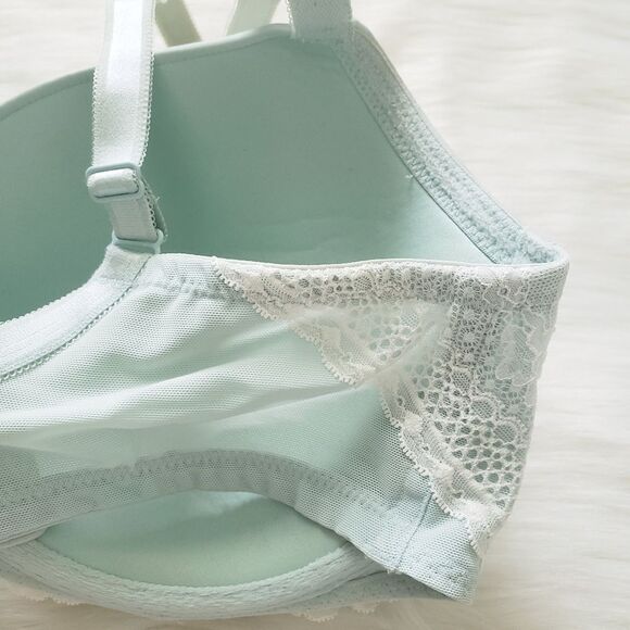 Torrid Mint Lace Detail Sexy T-Shirt Bra 36DD - Picture 6 of 8